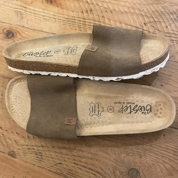 BioStep leather slides - Picture 1 of 6